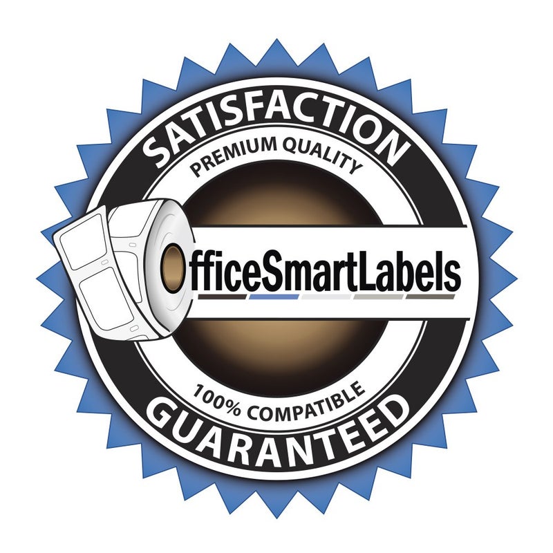 OfficeSmartLabels 1/2 x 1/2 inch, Self-Adhesive White 4-Up Multipurpose Labels, Compatible with 30335 (1 Roll / 3000 Labels Per Roll) - Image 3